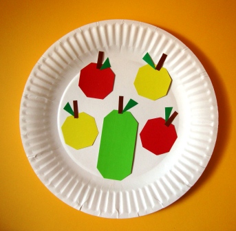 Аппликация яблоки и груша для детей 4-6 лет фото