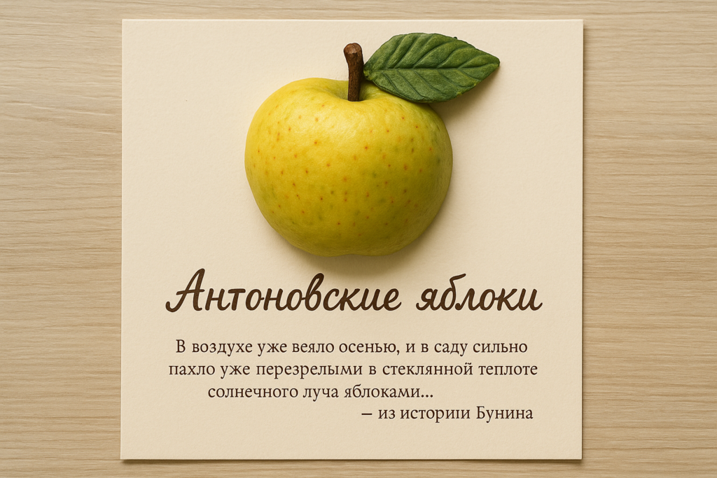 Антоновское яблоко из соленого теста